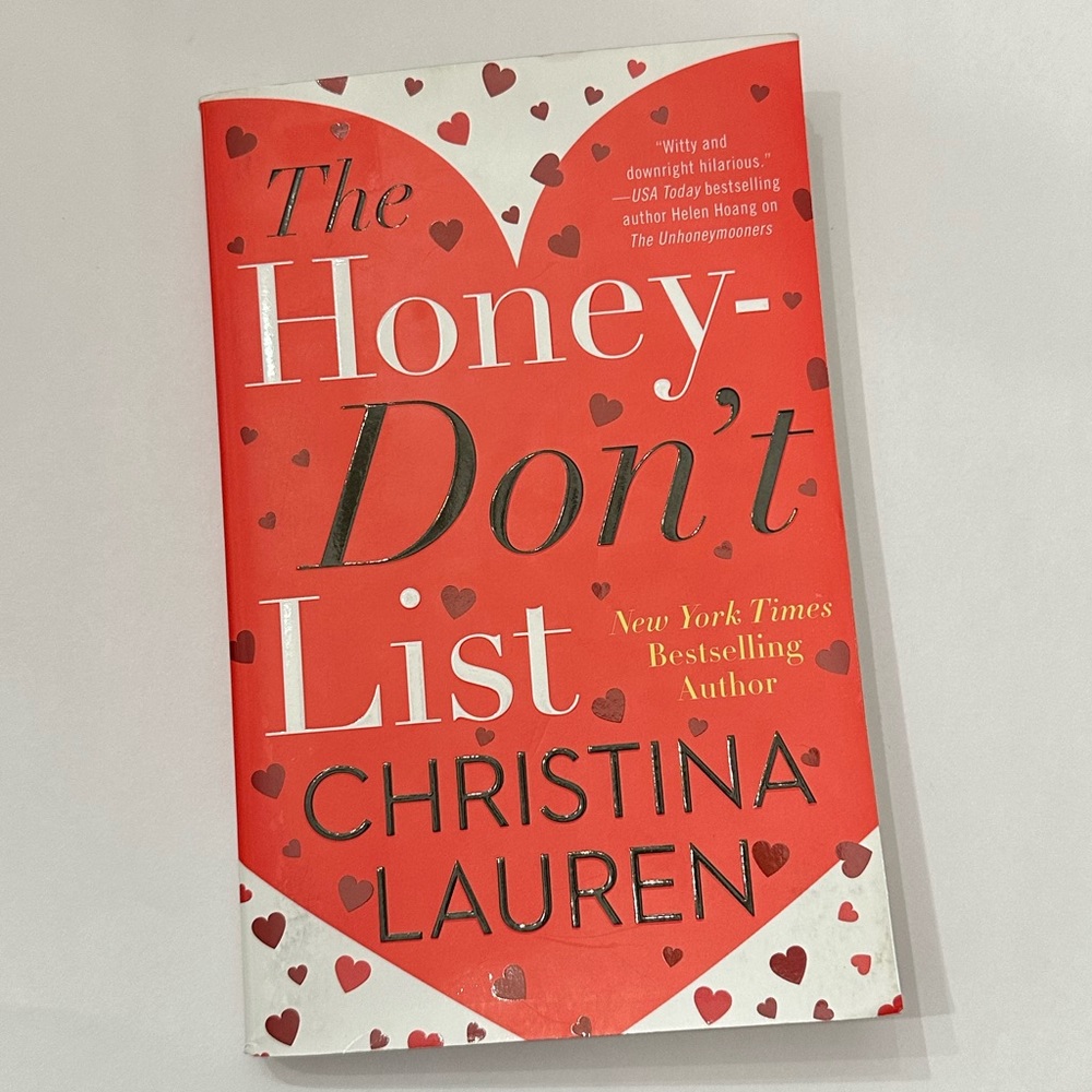 The Honey-Don’t List by Christina Lauren Paperback Book Adult Fiction Romance